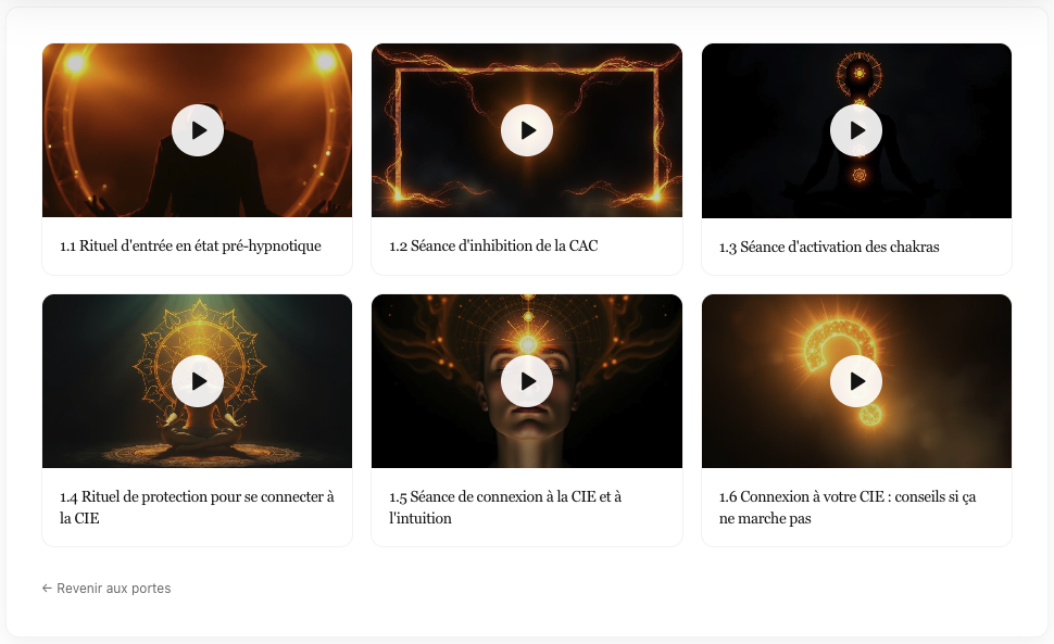 Module 1 - Conscience intuitive